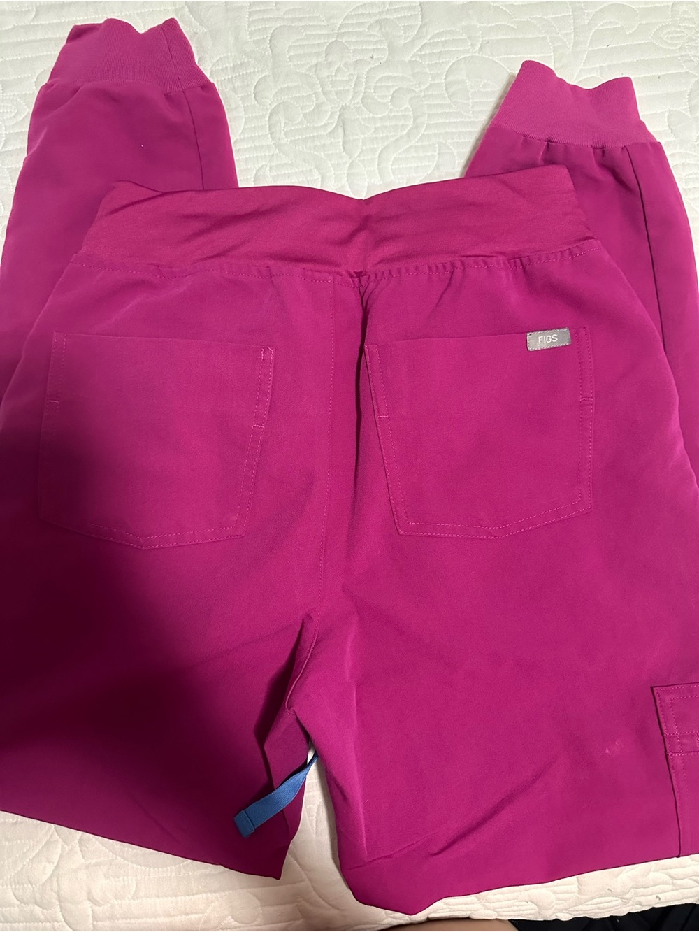 Figs Magenta Technical Scrub Pants